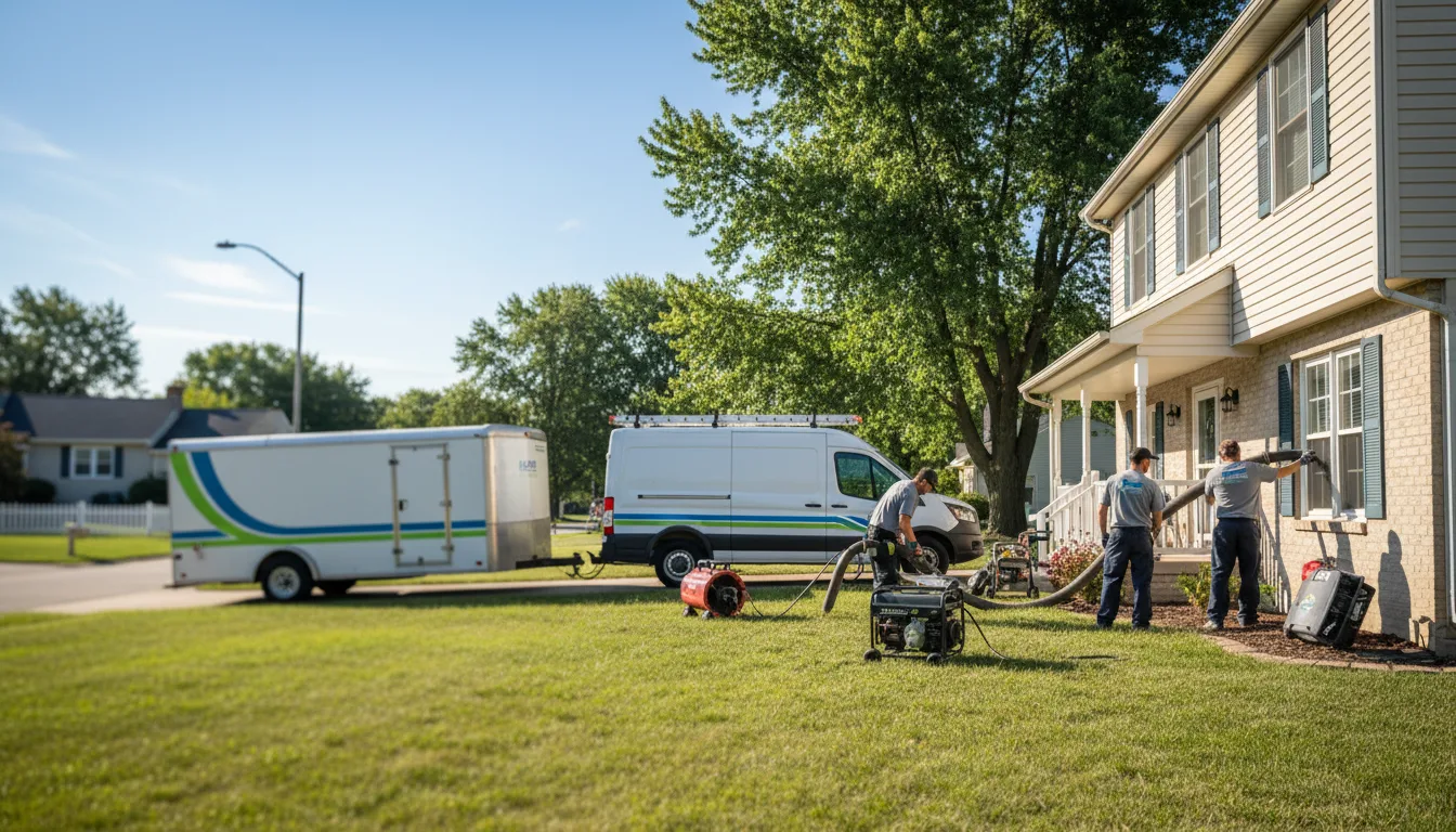 Flooded Basement Restoration And Cleanup With Repair in Regent, ND near me